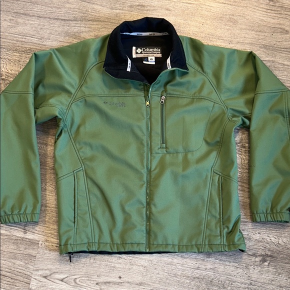 Columbia Other - Columbia Sportswear XCO Softshell Jacket Mens Large Green Fleece Lined Outdoor